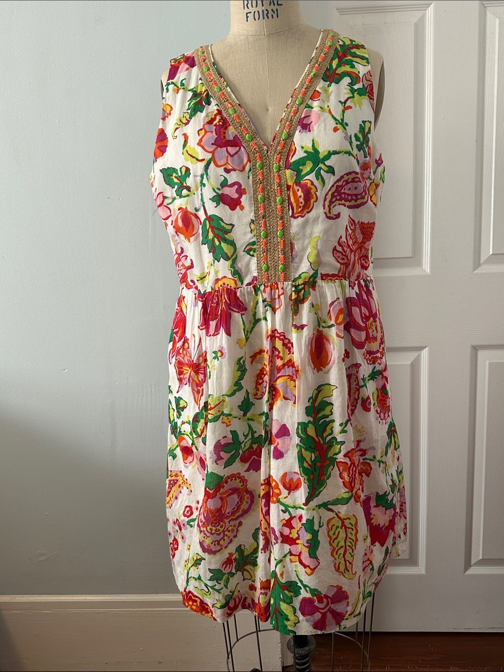 Vineyard Vines Tropical Floral Dress